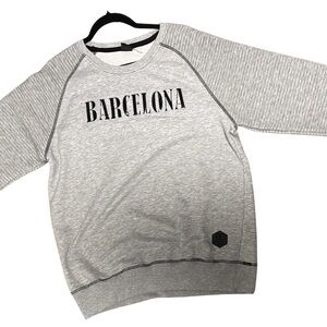 Gray Barcelona Men's Sweater Size XL